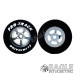 3/32 x 1 1/16 x .300 Gunmetal Evolution Drag Rear Wheels with Nat. Rubber Tires-PRON401KGM