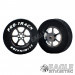 3/32 x 1 1/16 x .300 Black Roadster Drag Wheels-PRON401LBL