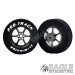 3/32 x 1 1/16 x .300 Black Roadster Drag Wheels-PRON401LBL