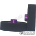 3/32 x 1 1/16 x .300 Purple Bulldog Drag Rear Wheels with Nat. Rubber Tires-PRON401MP