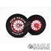 3/32 x 1 3/16 x .300 Red Turbine Drag Wheels-PRON402ER