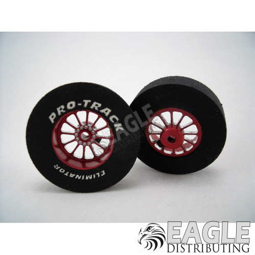 3/32 x 1 3/16 x .300 Red Turbine Drag Wheels-PRON402ER