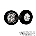 3/32 x 1 3/16 x .300 Bulldog Drag Rear Wheels with Nat. Rubber Tires