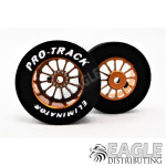 3/32 x 1 1/16 x .435 Gold Turbine Drag Wheels