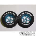 3/32 x 1 1/16 x .435 Blue Pro Star Drag Wheels