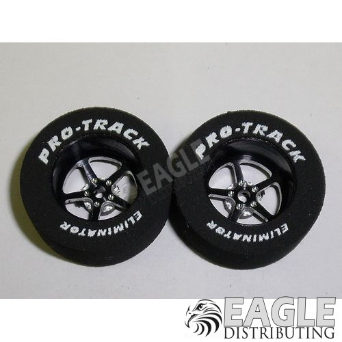 Pro Track Pro Star Series CNC Drag Front Wheels 3D Design 3/4 O-Ring 