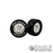 3/32 x 1 1/16 x .435 Bulldog Drag Rear Wheels with Nat. Rubber Tires-PRON404M