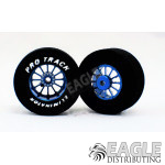 3/32 x 1 3/16 x .435 Blue Turbine Drag Wheels