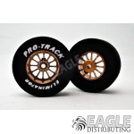 3/32 x 1 3/16 x .435 Gold Turbine Drag Wheels