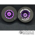 3/32 x 1 3/16 x .435 Purple Turbine Drag Wheels