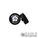 3/32 x 1 3/16 x .435 Gunmetal Pro Star Drag Rear Wheels with Nat. Rubber Tires-PRON405IGM