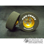 3/32 x 1 3/16 x .435 Gold Evolution Drag Wheels