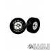 3/32 x 1 3/16 x .435 Roadster Drag Rear Wheels with Nat. Rubber Tires-PRON405L
