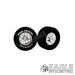 3/32 x 1 3/16 x .435 Bulldog Drag Rear Wheels with Nat. Rubber Tires-PRON405M