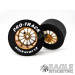 3/32x1 1/16x.500 Gold Turbine Drag Wheels