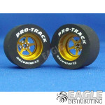 3/32 x 1 1/16 x .500 3D Gold Pro Star Drag Wheels