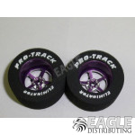 Pro Star Series CNC Drag Rears, 1 1/16 x .500, Purple