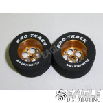 Magnum Series CNC Drag Rears, 1 1/16 x .500, Gold