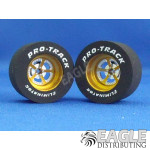 Evolution Series CNC Drag Rears, 3D Design, 1 1/16 x .500, Gold