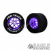 3/32 x 1 1/16 x .500 Purple Bulldog Drag Rear Wheels with Nat. Rubber Tires-PRON407MP