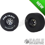 3/32 x 1 3/16 x .500 3D Black Top Fuel Drag Wheels
