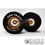 3/32 x 1 3/16 x .500 3D Gold Turbine Drag Wheels