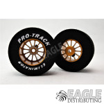 3/32 x 1 3/16 x .500 Gold Turbine Drag Wheels