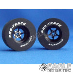 Pro Star Series CNC Drag Rears, 3D Design,  1 3/16  x .500, Black