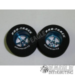 Pro Star Series CNC Drag Rears, 1 3/16 x .500, Blue