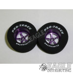 Pro Star Series CNC Drag Rears, 1 3/16 x .500, Purple