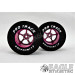 3/32 x 1 3/16 x .500 Pink Pro Star Drag Wheels-PRON408IPINK