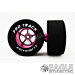 3/32 x 1 3/16 x .500 Pink Pro Star Drag Wheels-PRON408IPINK