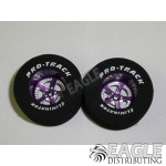 Evolution Series CNC Drag Rears, 1 3/16 x .500, Purple