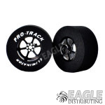 3/32 x 1 3/16 x .500 Black Roadster Drag Wheels