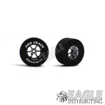 3/32 x 1 3/16 x .500 Gunmetal Roadster Drag Wheels-PRON408LGM