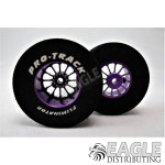 3/32 x 1 5/16 x .500 Purple Turbine Drag Wheels