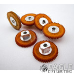 44T 72P 15° Polymer Spur Gear for 3/32 Axle