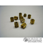 6T 48P Press-Fit Brass Pinion Gear