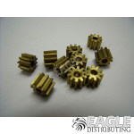 10T 48P Press-Fit Brass Pinion Gear