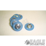 45 Teeth, 80 Pitch, 2mm Bore Straight Polymer Spur Gear