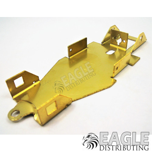 Brass Vintage Modified Chassis, 1:24 Scale 4" Wheelbase