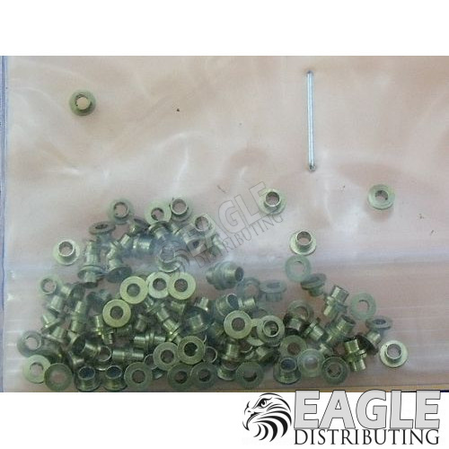 1/16 (.063)  brass solder-on retainers (100 pcs.)