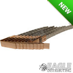 Super Down Tin Plated Braid (3.8mm x .35mm x 26mm) 5 Pair-SCB1095SDTP