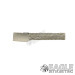 Super Thin Silver Braid (4.5mm x 0.5mm x 28mm) 5 Pair-SCB1150ST