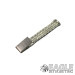 Super Thin Silver Braid (4.5mm x 0.5mm x 28mm) 5 Pair-SCB1150ST