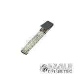 Super Thin Silver Braid (4.5mm x 0.5mm x 28mm) 5 Pair-SCB1150ST