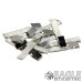 Silver High Speed Braid (4.9mm x .65mm x 30mm) 5pr-SCB1205SHS