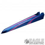 Blue/Pink Painted Dragster Body