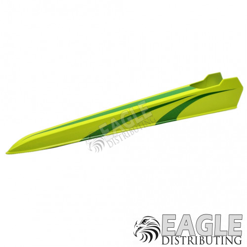 Yellow/Green Painted Dragster Body