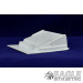 Top Fuel Rail with Canopy Unpainted White Styrene Drag Body
